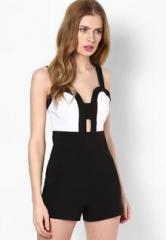 Miss Selfridge Mono Plunge Playsuit women