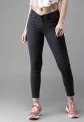 Moda Rapido Grey Mid Rise Skinny Fit Jeans women