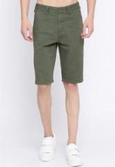 Moda Rapido Olive Solid Shorts men