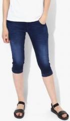 Monte Carlo Blue Washed Capri women