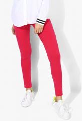 Monte Carlo Fuchsia Solid Leggings women