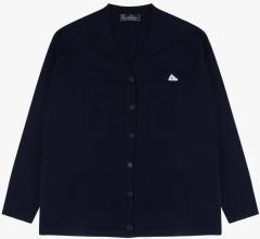 Monte Carlo Navy Blue Solid Cardigan women