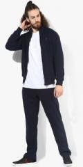 Monte Carlo Navy Blue Solid Tracksuit men