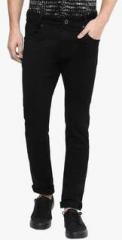 Mufti Black Solid Slim Fit Jeans men