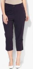 Mustard Purple Capris women