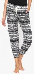 Mystere Paris Black Printed Pyjamas women