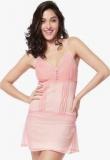 Mystere Paris Pink Printed Sleepdress Women