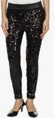 N-gal Black Embellished Legging women