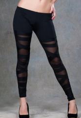 N-gal Black Solid Legging women