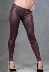 N-Gal Brown Solid Legging women