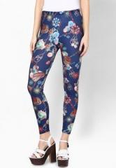 N-gal Flowers And Jewelry Print Leggings women