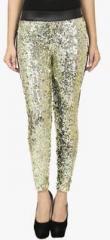 N-gal Golden Embellished Legging women