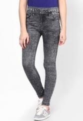 N-gal Grey Printed Jegging women