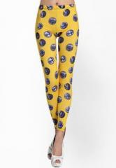 N-gal Vibrant Coins Print Leggings women