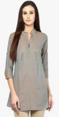 Nanni Grey Printed Tunic women