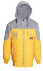 Naughty Ninos Boys Yellow and Grey Reversible Jacket boys