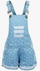 Naughty Ninos Light Blue Dungarees girls