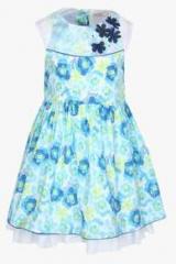 Nauti Nati Aqua Blue Casual Dress girls