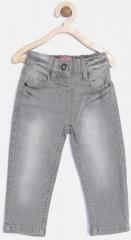 Nauti Nati Grey Slim Fit Mid Rise Jeans girls