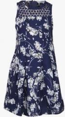 Nauti Nati Navy Blue Casual Dress girls