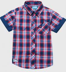 Nauti Nati Navy Blue Casual Shirt boys