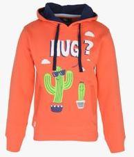 Nauti Nati Orange Hoodie boys