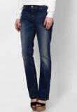 Nautica Blue Solid Jeans Women