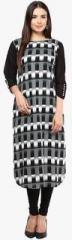 Nayo Black Printed Kurtis women