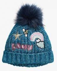 Next Badged Beanie Hat girls