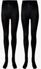 Next Black 50 Denier Tights Two Pack girls