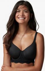 Next Black Lightly Padded Solid T Shirt Bra women