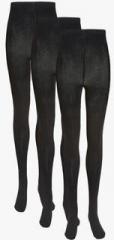 Next Black School Tights Three Pack girls