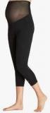 Next Black Solid Maternity Capri Women