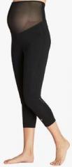 Next Black Solid Maternity Capri women