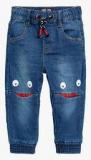 Next Blue Jersey Denim Face Knee Jeans Boys