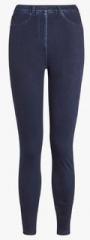 Next Blue Jersey Denim Jeggings women