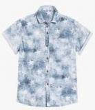 Next Blue Star Print Shirt Boys