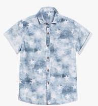 Next Blue Star Print Shirt boys