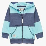 Next Blue Stripe Zip Through Hoody boys