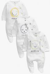 Next Emotion Sleepsuits Three Pack boys