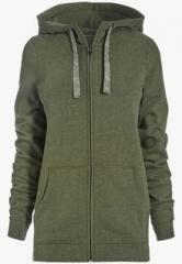 Next Green Zip Through Hoody women