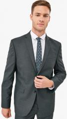 Next Grey Solid Suit men