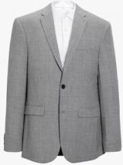 Next Light Grey Solid Blazer men