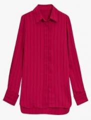 Next Magenta Striped Shirt women