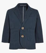 Next Navy Cotton Blazer boys