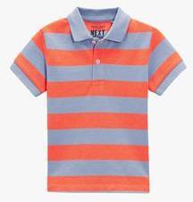 Next Orange Short Sleeve Polo Shirt boys