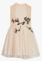 Next Peach Embellished Party Dress girls