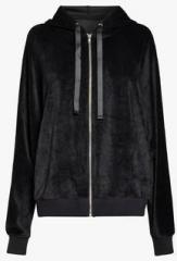 Next Rib Velour Zip Hoody women