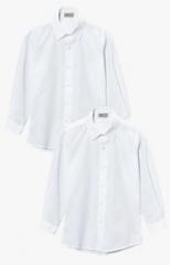 Next White Long Sleeve Formal Blouse Two Pack girls