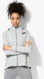 Nike As W Nsw Av15 Cape Flc Grey Hoodie Women